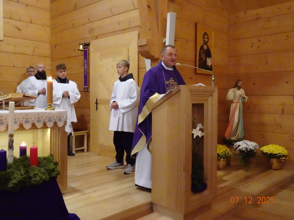 II DZIEŃ REKOLEKCJI ADWENTOWYCH – KAPLICA W MAŁKACH – 7.12.2025