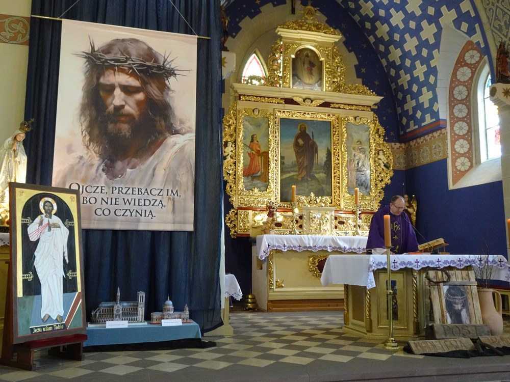 IKONA JEZUSA MIŁOSIERNEGO W PARAFII MSZANO. FILM Z POŚWIĘCENIA IKONY